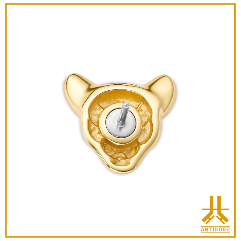 Threadless 14K Gold Sphinx tip