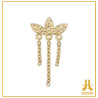 Marquesa Martillado oro 14K Punta sin rosca
