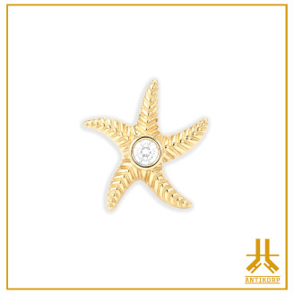 Destornillador interno Starfish 14K Gold Strass End Cap