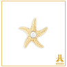 Starfish tip 14K gold Strass Internal screwing