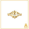 Swarovski 18K gold Losange head