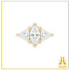 Swarovski 18K gold Losange head