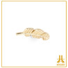 Threadless 14K Oro V2 Hoja Punta