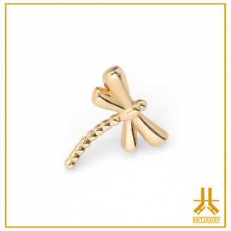 Dragonfly tip 14K gold Threadless