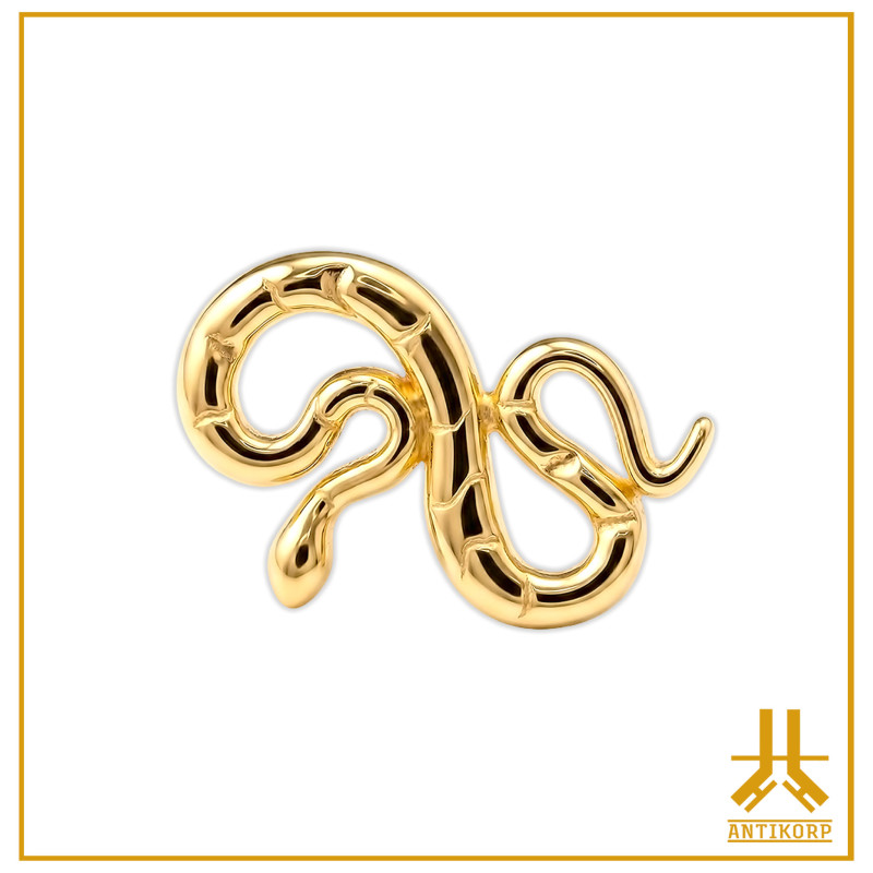 Snake End V1 Oro 14K Senza filo
