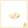 Threadless Lotus 14K gold tip