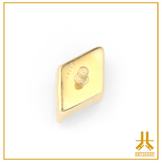 Head 18K Gold Losange Strass
