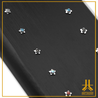 Display Assembled 20pcs Titanium End Flower/Star