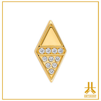 Jeweled Losange Oro de 14 quilates Punta sin rosca