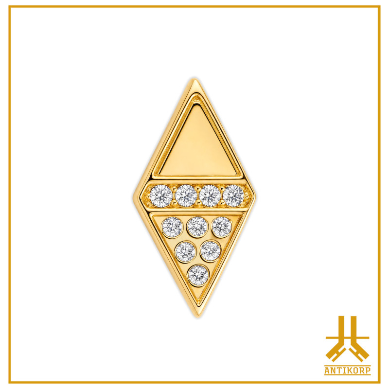 Bit Jeweled Losange 14K Gold Internal Screwdriver
