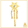 SunFlower End Chains 14K Gold Threadless