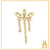 Marquise End Chains 14K Gold Threadless