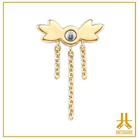 Catena Duo Cob in oro 14 carati, punta per cacciavite interno