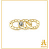 Tripla maglia gioiello in oro 14K Cacciavite interno