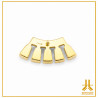 Head 18K gold Big Crown strass n79
