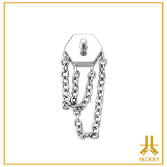 Titanium Tip F136 Hexagone Chains