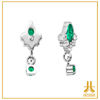 Titanium End F136 Crown Lotus Dangle