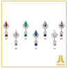Titanium End F136 Crown Lotus Dangle