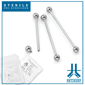 Barbell Indus Titanium INTERNAL Sterile 1,6 mm