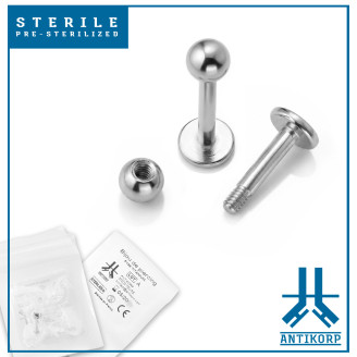 Labret Titanio Estéril Externo
