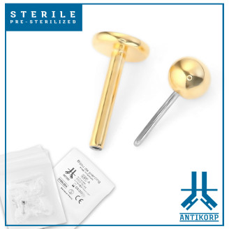 Anneau Clicker Or 14K 1.2mm