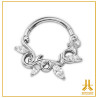 Clicker Ring Titanium F136 Enlumora