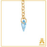 Pendant Charms Titanium F136 PVD Gold Dangle 05