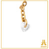 Pendant Charms Titanium F136 PVD Gold Dangle 06