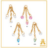 Pendant Charms Titanium F136 PVD Gold Dangle 06