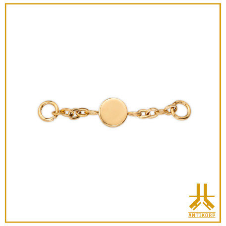 Titanium chain F136 PVD Gold Radiance V1