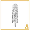 Titanium End F136 Art Deco Vectora V2 Dangles