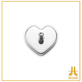 Titanium End F136 Origami Heart V3