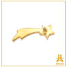 Titanium End F136 PVD Gold Shooting Stars
