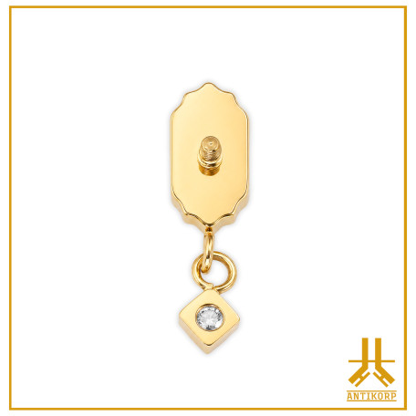 Titanium End F136 PVD Gold Empyr V7