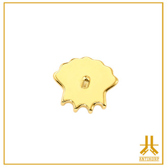 Embout Titane F136 PVD Gold Shell Scallop