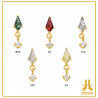 Titanium End F136 PVD Gold Empyr V6