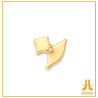 Embout Titane F136 PVD Gold Marquise Compasion