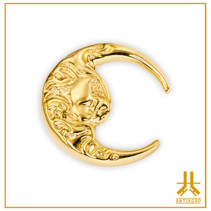 Piercing Soleil et Lune Doré – Titane F136 | ANTIKORP