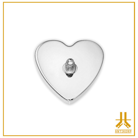 Rainbow Heart Piercing – ASTM F136 Titanium | ANTIKORP