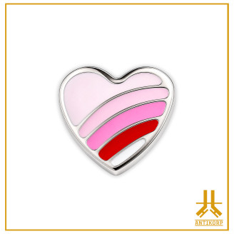 Piercing Cœur Arc-en-Ciel – Titane F136 | ANTIKORP